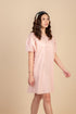 Sofie Bubble Sleeve Dress in Pink