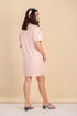 Sofie Bubble Sleeve Dress in Pink