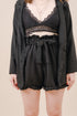 Sienna Paperbag Shorts in Black