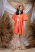 Fosette Chic Orange Dress