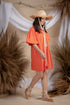 Fosette Chic Orange Dress