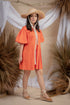Fosette Chic Orange Dress