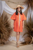 Fosette Chic Orange Dress