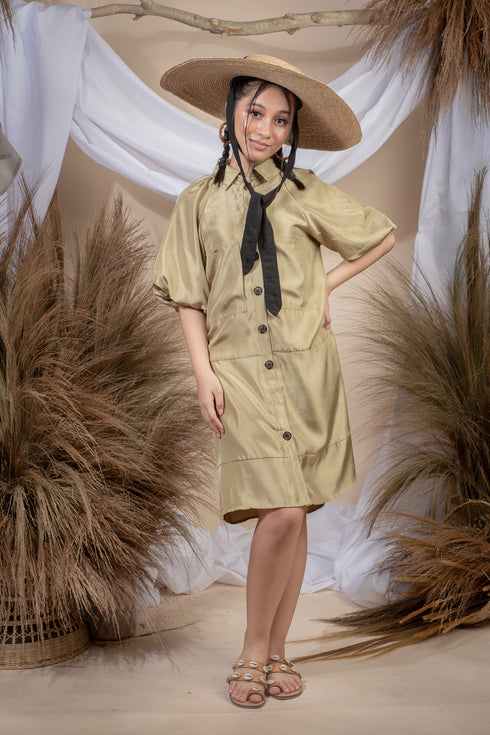 Brigitte Green Dress