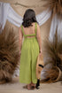 Maia Sexy Back Summer Dress in Green