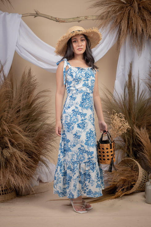 Myzha Blue Porcelain Dress