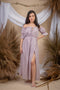 Maya Lilac Offshoulder Dress