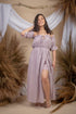 Maya Lilac Offshoulder Dress