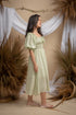 Milka Cottagecore Dress in Mint Green