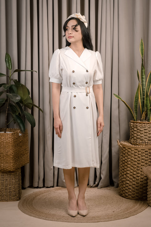 Milly White Suit Dress