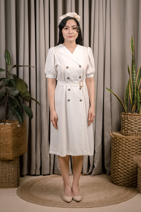 Milly White Suit Dress