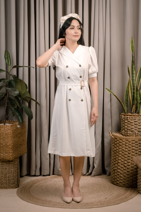 Milly White Suit Dress