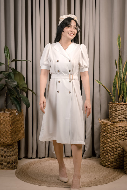 Milly White Suit Dress