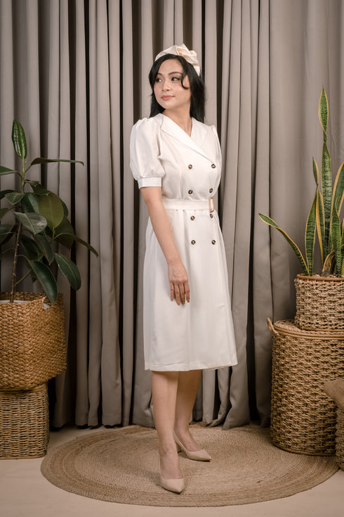Milly White Suit Dress