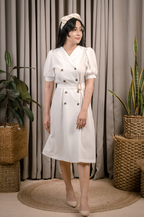 Milly White Suit Dress