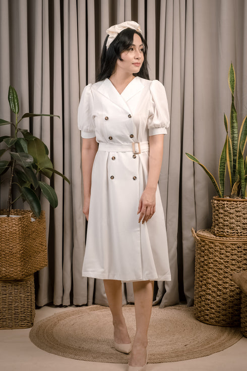 Milly White Suit Dress