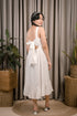 Molly White Bow Back Dress