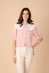 Shop Hygge x GS: Peter Pan Collar Top in Bubblegum Pink
