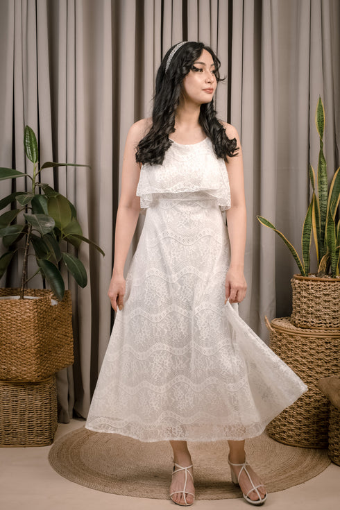 Mason Lace Lowback Dress