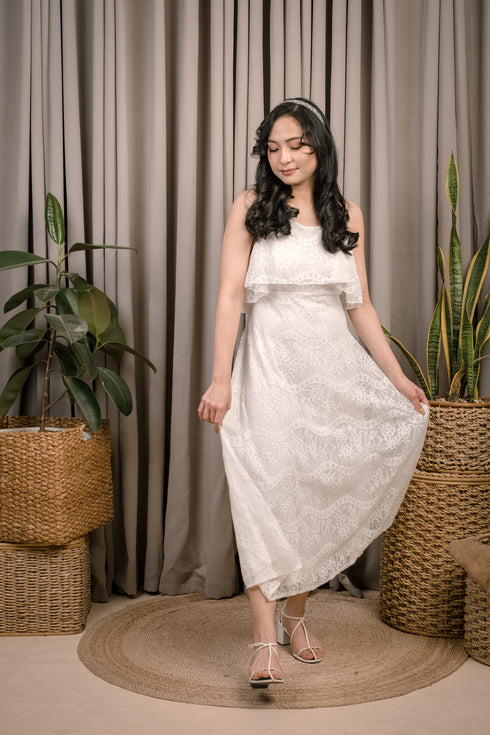 Mason Lace Lowback Dress