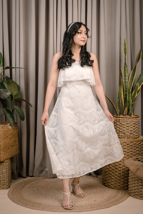 Mason Lace Lowback Dress