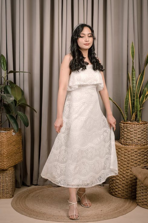 Mason Lace Lowback Dress