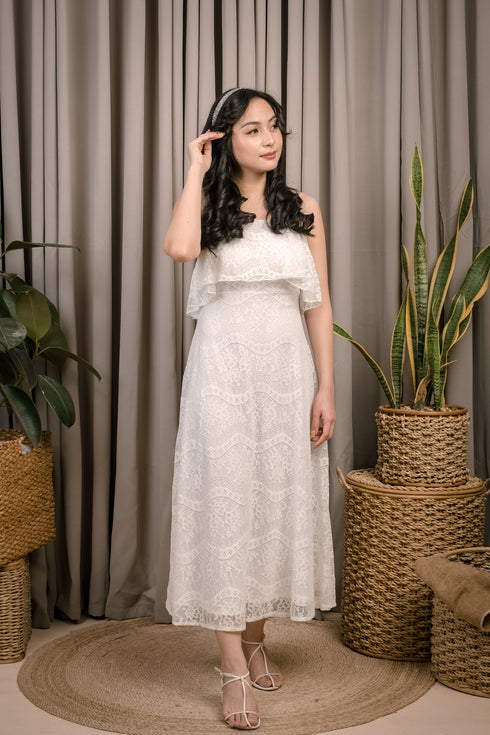 Mason Lace Lowback Dress