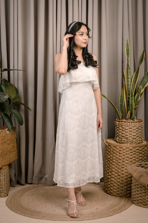 Mason Lace Lowback Dress