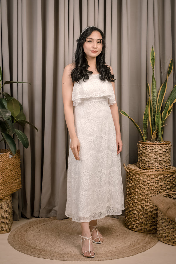 Mason Lace Lowback Dress