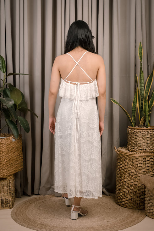 Mason Lace Lowback Dress