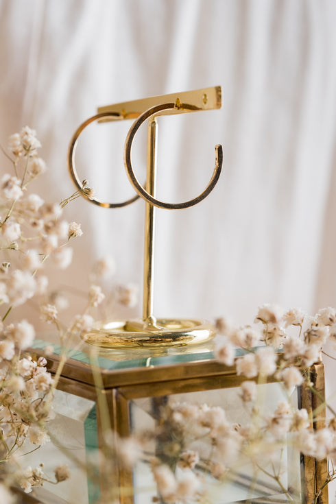 Mean and Minimalist Daily Hoop Earrings