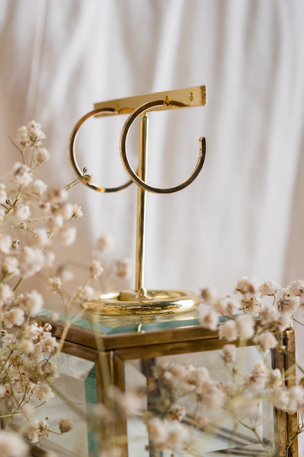 Mean and Minimalist Daily Hoop Earrings