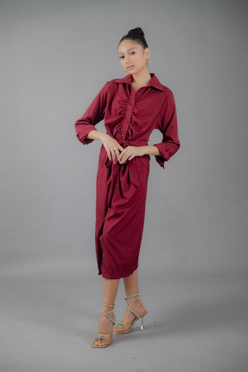 GS Date Night 2: Ginger Midi Button Down