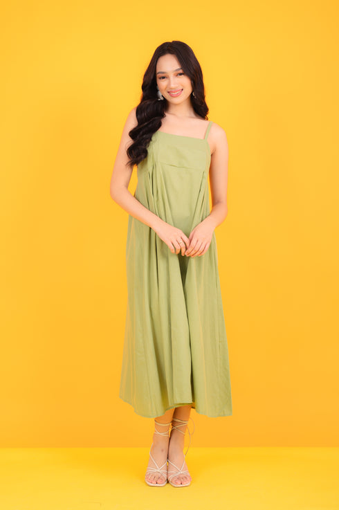 GS Summer: Reese Linen Spaghetti Dress