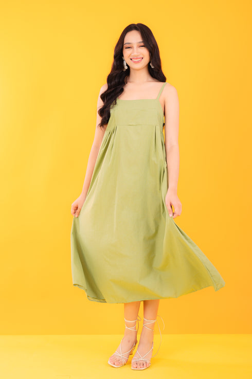 GS Summer: Reese Linen Spaghetti Dress