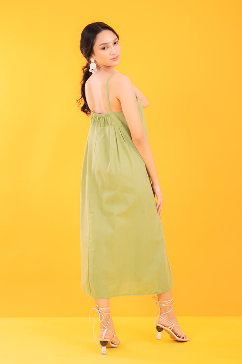 GS Summer: Reese Linen Spaghetti Dress