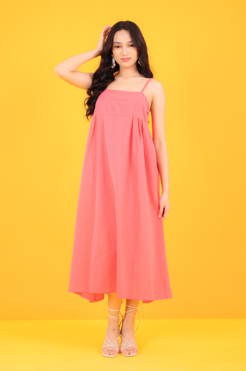 GS Summer: Reese Linen Spaghetti Dress