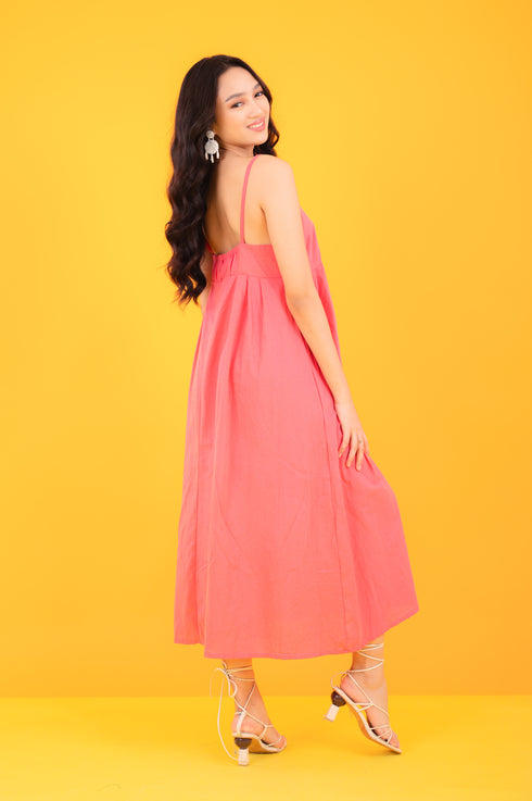 GS Summer: Reese Linen Spaghetti Dress