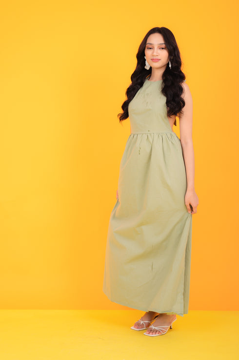 GS Summer: Luanne Backless Maxi