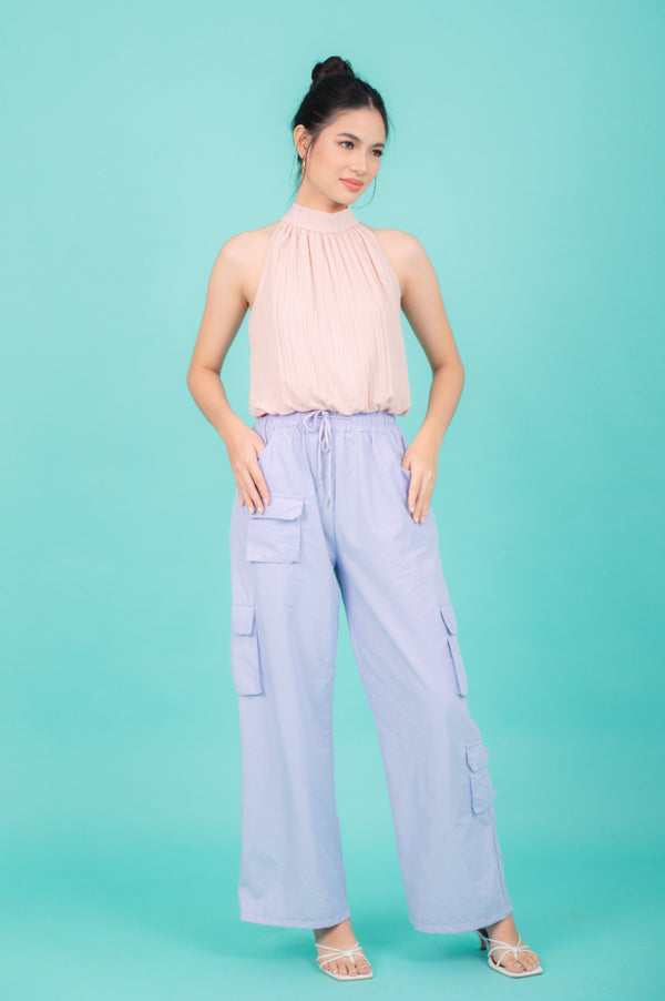 GS Basics 2: Karen Pleated Halter Top