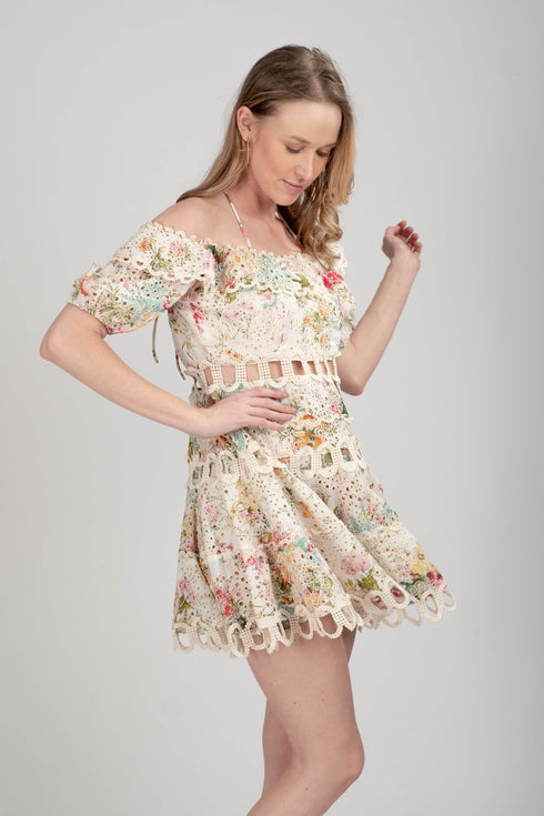 Holiday 09 Floal Mini Dress