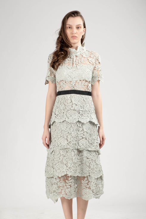 Holiday 12 Lace Dress in Mint