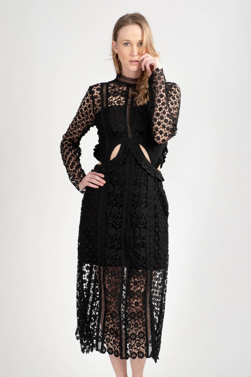 Holiday 13 Black Cutout Dress