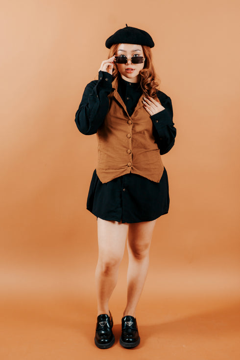 Jedaiah Javier x GS: Enola Holmes Linen Vest