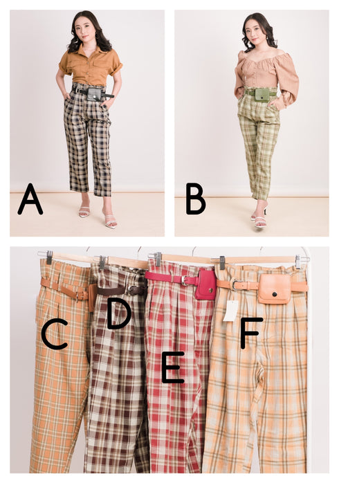 Femme Pants with Belt Bag