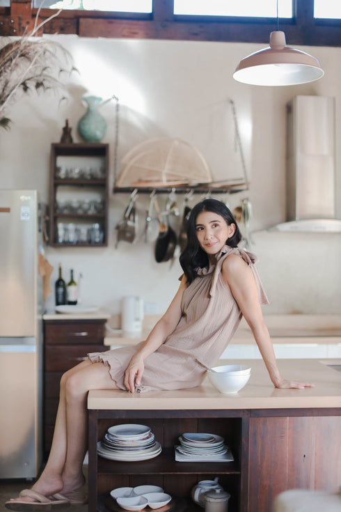 GET SPOTTED SHOP STOCKS MUM x RPB 7: Theresa Double Gauze Day Dress