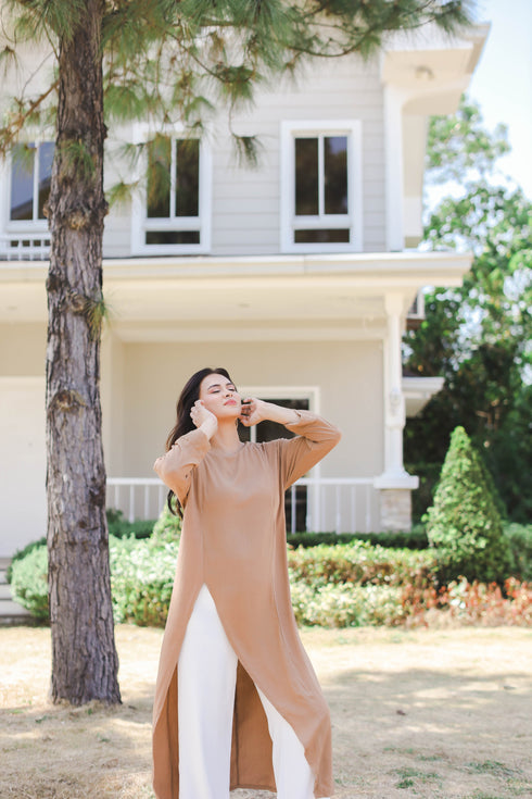 BFM x LQA: Jade Long Top with Slit
