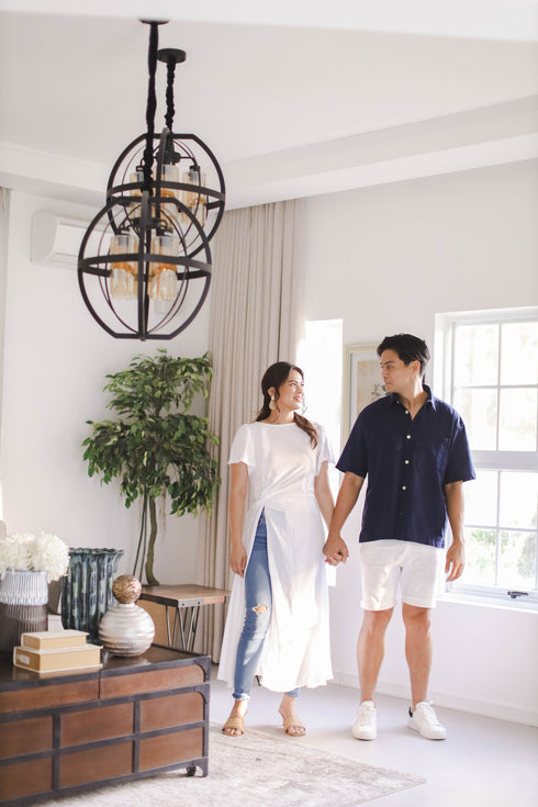 FOR MEN: Beni Button-down Linen Shirt