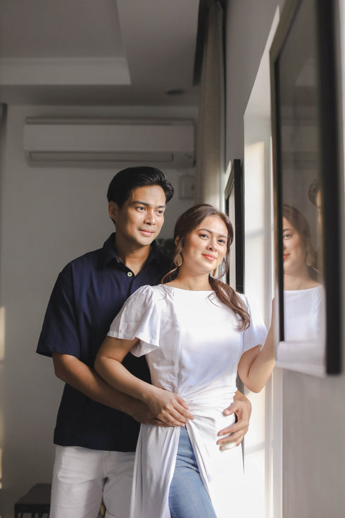 FOR MEN: Beni Button-down Linen Shirt