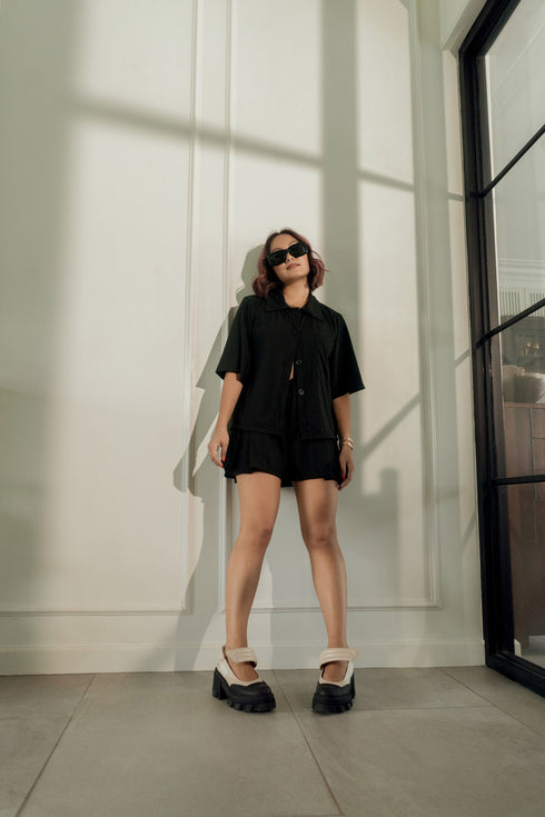 Laureen Uy x GS Style 4: Knitted Top and Shorts Set